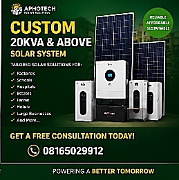 Custom solar installation